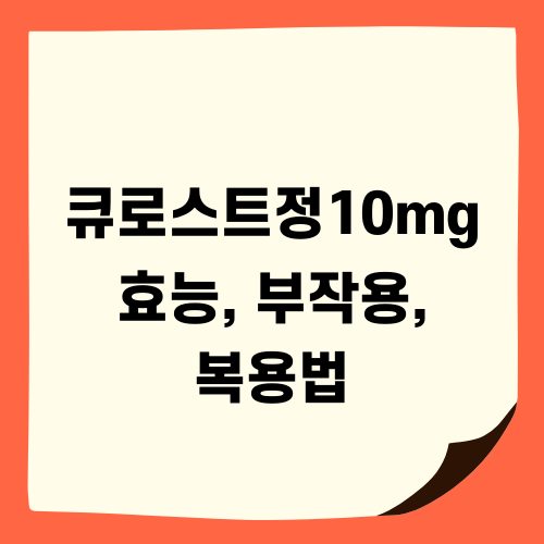 뉴프람정 10mg 정보 알아보기