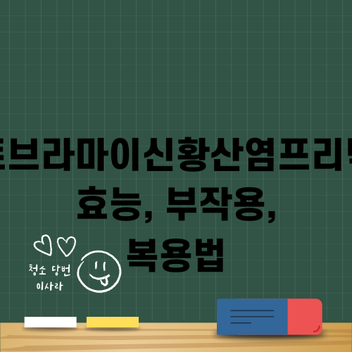 상어연골 콘드로이친 효능과 부작용