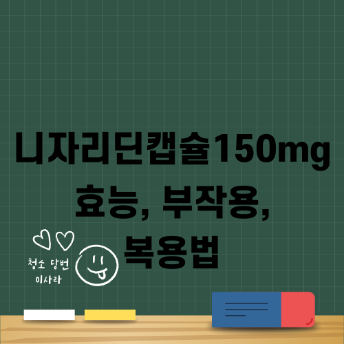니자리딘캡슐150mg 효능 부작용 복용법