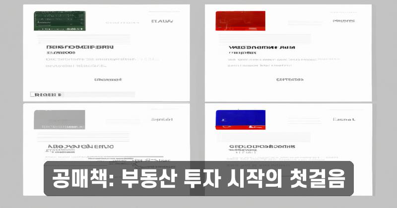 공매책: 부동산 투자 시작의 첫걸음