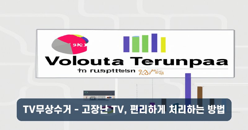 TV무상수거 - 고장난 TV, 편리하게 처리하는 방법