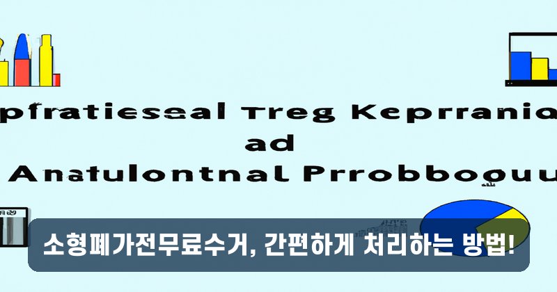 소형폐가전무료수거, 간편하게 처리하는 방법!